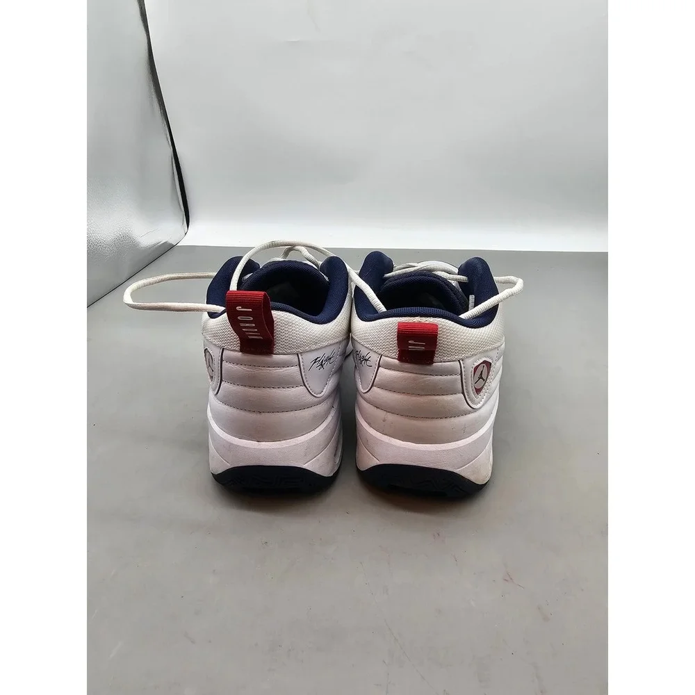 Jordan Flight‎ Court Mens White Midnight Navy Varsity Red FQ8298-100 Size 13